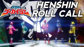 Kaizoku Sentai Gokaiger: Henshin All Forms & Roll Call