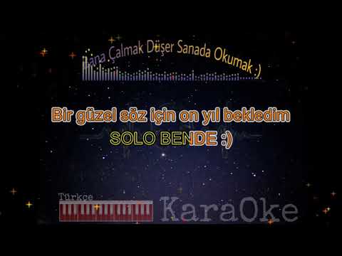 Yara Gibisin Karaoke (Sivaslı Nazo) Türkçe Piano Karaoke