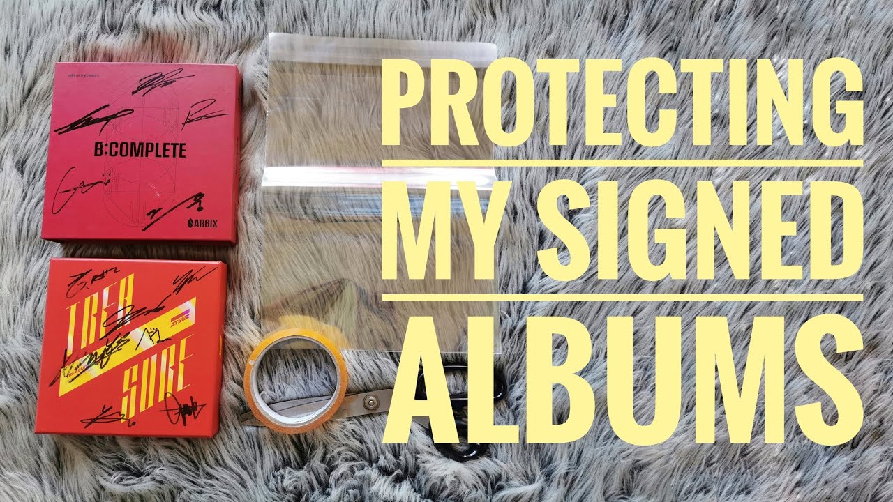 HOW I PROTECT MY SIGNED ALBUMS YouTube