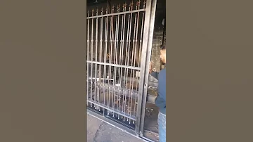 تصميم باب حديد سحاب بطريقا جميلة وبسيطة شاهد الفيديو واعطنا رئيك في التعليقات حداده لحام 