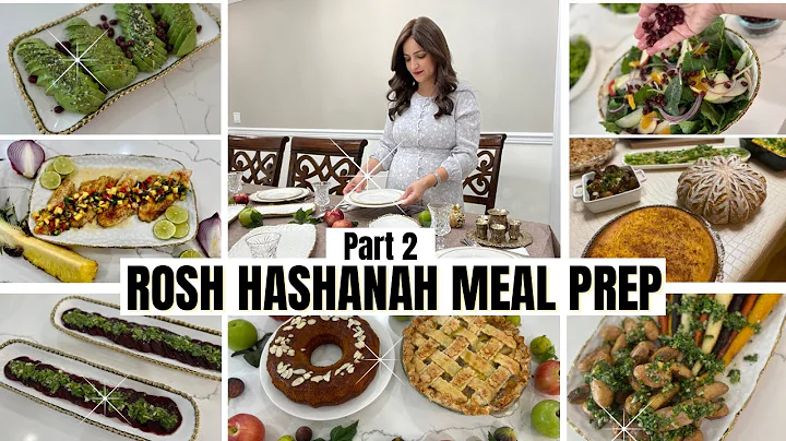ROSH HASHANAH Meal Prep Jewish New Year Prep Recip...