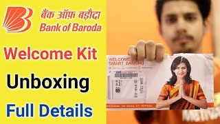 Bank Of Baroda Welcome Kit Unboxing ¦ Bank of Baroda Debit Card ¦ Bank of Baroda account open hindi