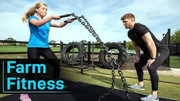 Farm Fitness Workout with Tires and Hay | Strength and Fitness Exercises | Oneindia News