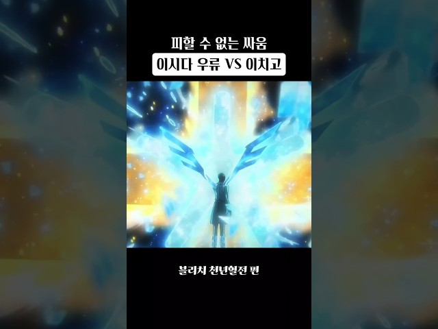 이시다 우류 vs 이치고 #블리치 #애니
