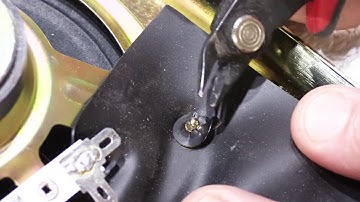 How to Replace the Speaker Cone in a NuTone IS419 Metal Grill Patio Station