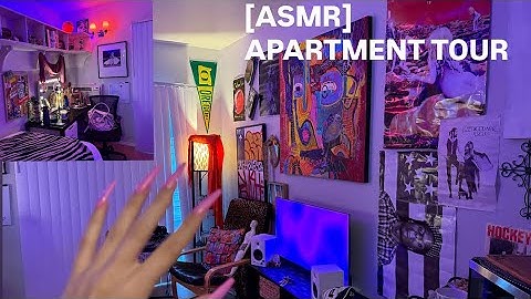 [ASMR] APARTMENT TOUR 🏠(tapping+scratching)