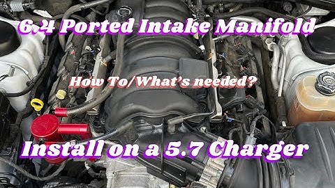 6.4  392 Intake Manifold on 5.7 Hemi charger/challenger/300 Complete Install & tune on e85 best mod?