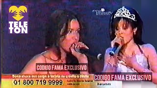 Allison Lozz & Viviana Macouzet - Teleton 2005 (Rebelde) Nuestro Amor