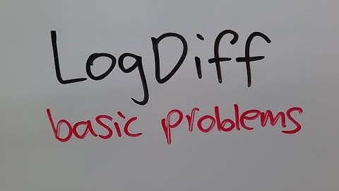 Some Basic Logarithmic Differentiation Problems