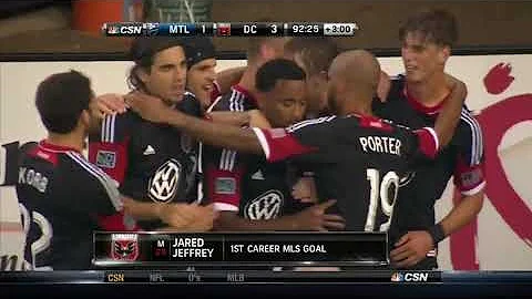Jared Jeffrey Taps In DC's Thrid Goal