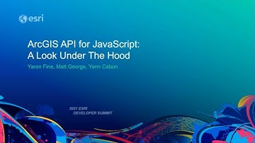 ArcGIS API for JavaScript: A Look Under the Hood [2021]