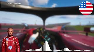 HAMILTON UNHEARD 𝗦𝗔𝗗 TEAM RADIO After Qualifying P6 for the US GP!
