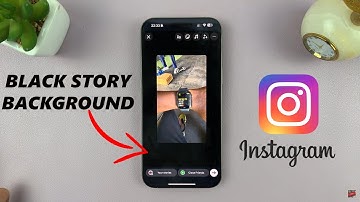How To Add Black Background To Instagram Story