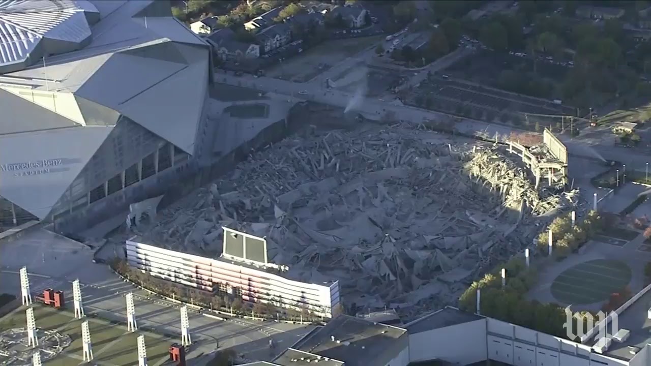 Georgia Dome implodes