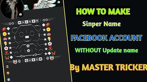 How to Make INVELID Emoji Name Account on Facebook 2023 | Create Unique Emoji Name Facebook ID 2023