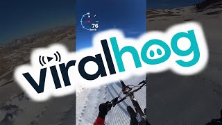Professional Bicyclists Race Down Alps || ViralHog