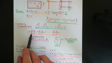Bases of Vector Spaces Part 2
