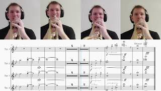Caravan from "Whiplash" - Trumpet section cover | Play-along | Sheet music