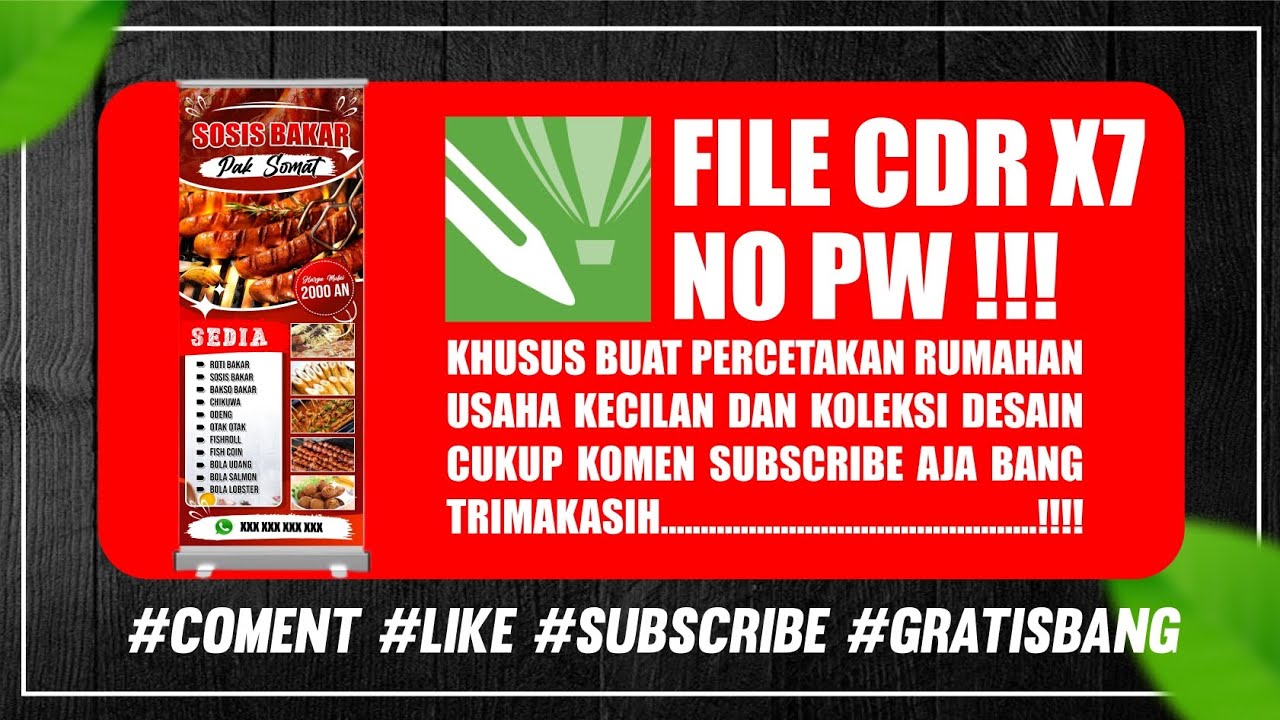 π΄π΄X Banner Sosis Bakar FreeCdrX7 π΄π΄X Banner Sosis Bakar FreeCdrX7