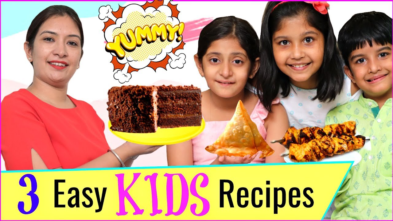 3 EASY Snacks for KIDS/TEENAGERS | #PhilipsAirfryer #Lunchbox #MyMissAnand #CookWithNisha | Cook With Nisha