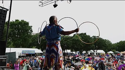 Native Hoop Dance by Kevin Locke