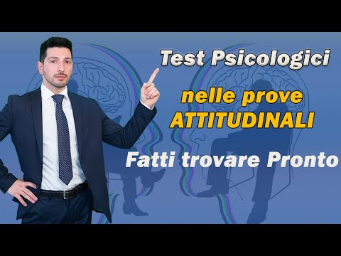 TEST psicoattitudinali nei concorsi e selezioni | La STRATEGIA da attuare