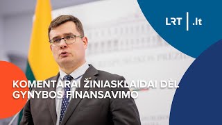 Komentarai žiniasklaidai dėl gynybos finansavimo  | 2024-04-17