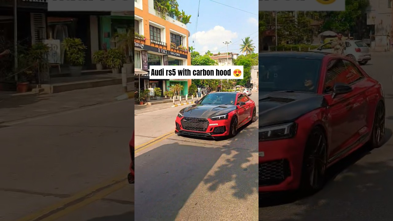 Audi rs5 with carbon hood 🥵