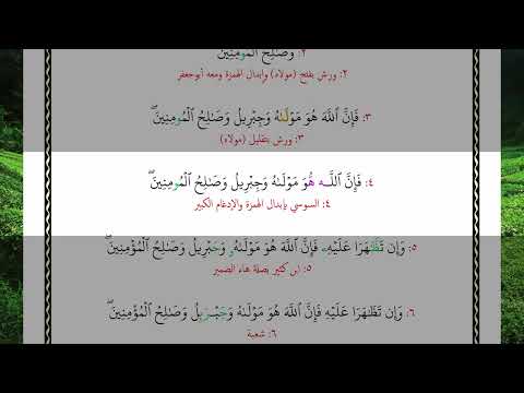 إن تتوبا إلى الله فقد صغت قلوبكما وإن تظاهرا عليه فإن الله هو مولاه وجبريل وصالح المؤمنين والملائكة