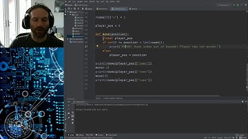 Learning Live Stream - programming a text adventure in Python