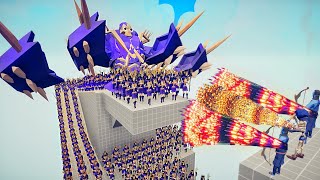 100x SKELETON ARMY + SKELETON GOLEM vs 3x EVERY GOD - Totally Accurate Battle Simulator TABS