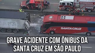 Grave Acidente Com Ônibus Da Santa Cruz Deixa Um Óbito Em São Paulo