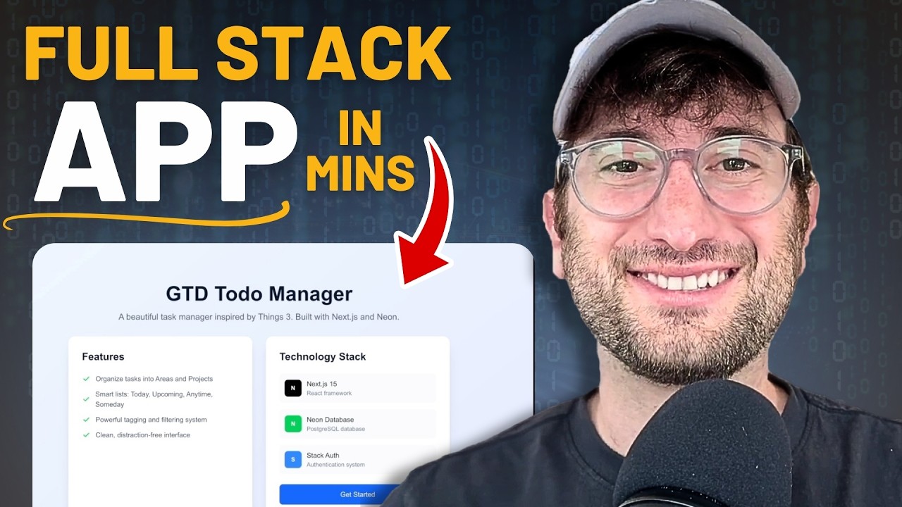 Build a full-stack app from start to finish (must see tutorial)