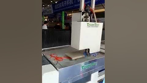 TigerTec CNC routers - stone machine on the Show