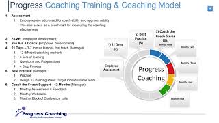 Progress Coaching Training Overview