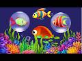 Calming Undersea Animation Baby Lullaby, Soothing fishes🐟Baby Sleep Music #fishlullaby #lullaby #341