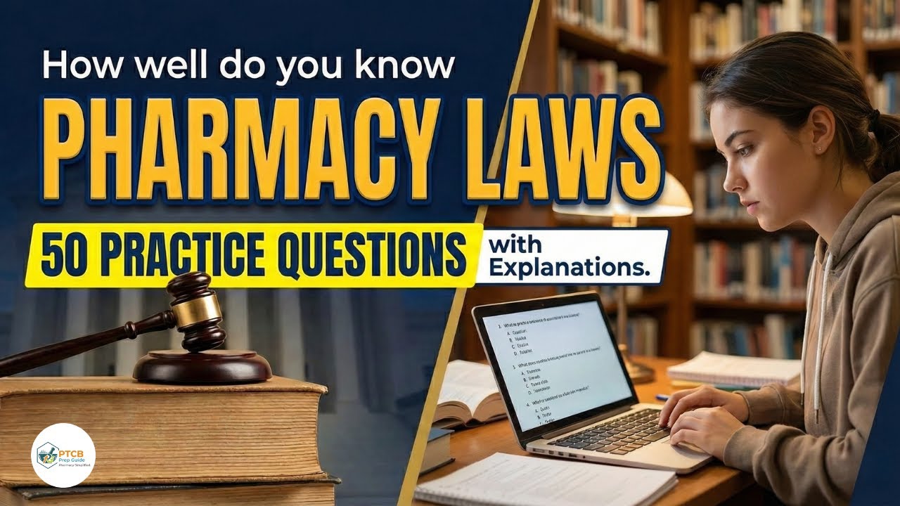 PTCB Pharmacy Law Practice Test 2026 (50 Questions with Explanations