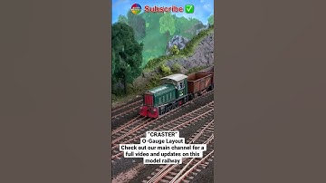 O Gauge model railway layout “CRASTER” #shorts 6