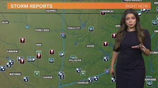 Oklahoma tornado and severe storm reports: Here's how many and where