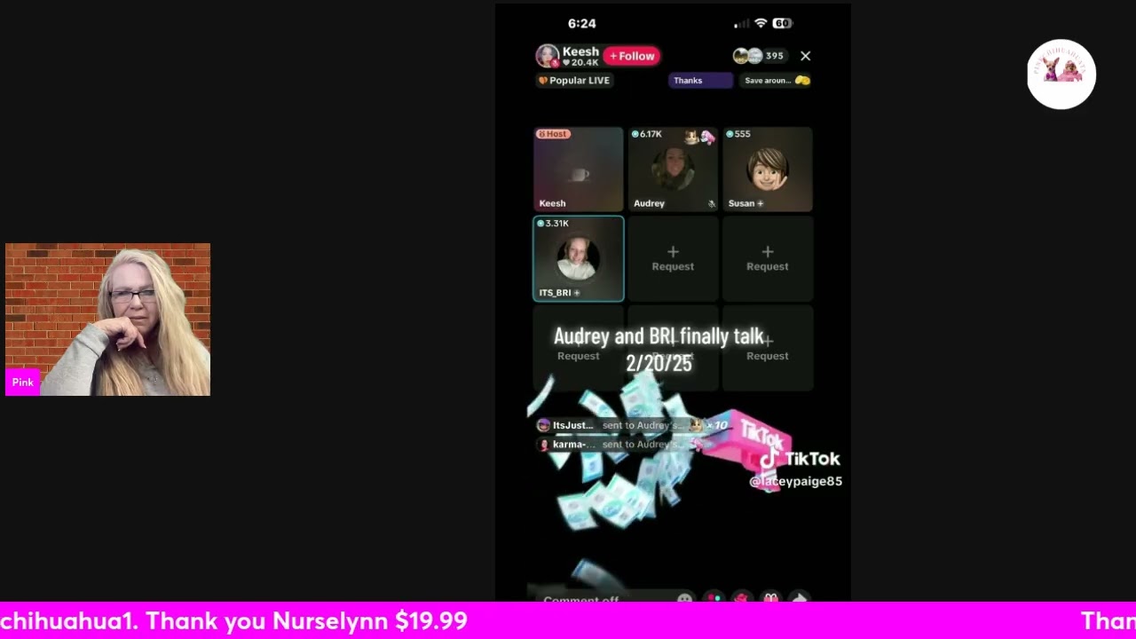 Одри и Бри в прямом эфире