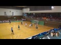 5日 ハンドボール男子 福島市西部体育館Eコート 函館大学付属有斗×紀北農芸 1回戦 後半