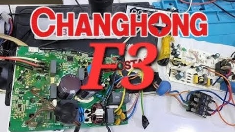 Chang Hong Ruba Kenwood Electrolux Dc inverter ac F3 error code outdoor pcb inverter