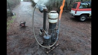 Using Wood to Fuel a Generator! (How to Build a Wood Gasifier w/Demonstration)