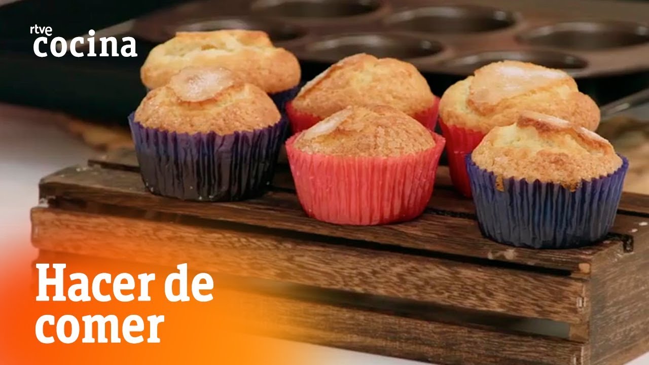 Cómo hacer Magdalenas rellenas de chocolate - Hacer de comer | RTVE Cocina