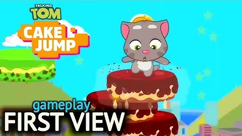 Talking Tom Cake Jump Gameplay First View