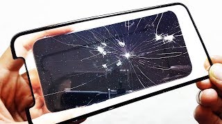 How to Install Topaz Screen Protector on iPhone X! Stabbing Test!