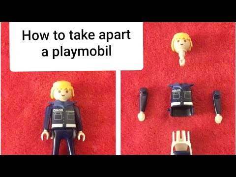 how to take apart a playmobil in seconds without tools