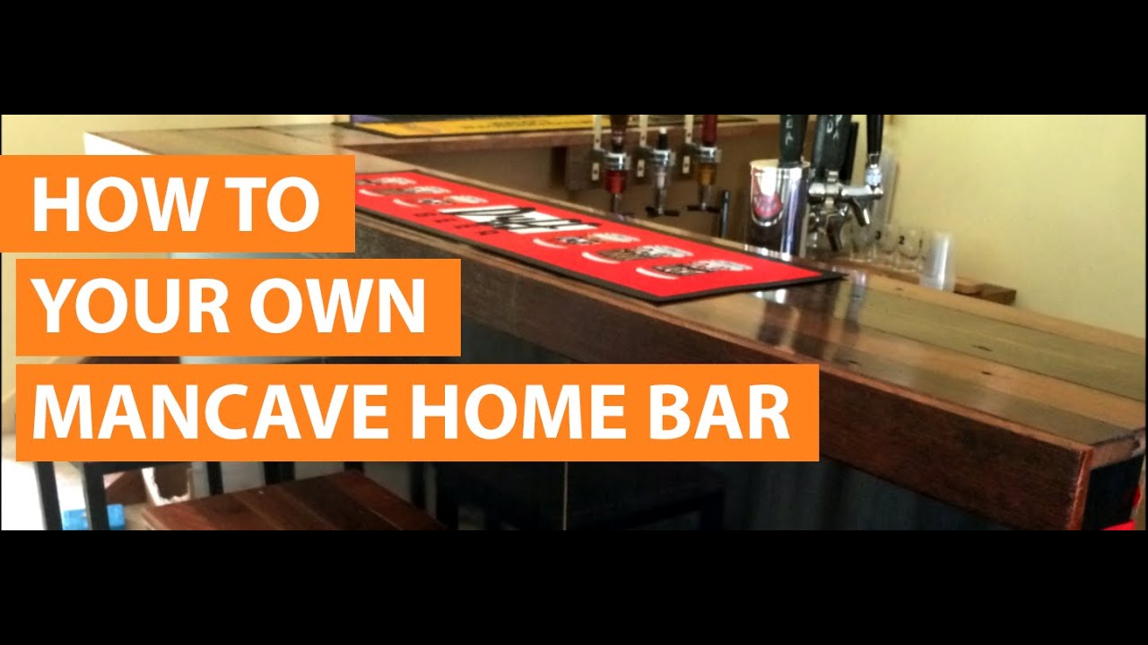 How to design &amp; build a home bar - YouTube