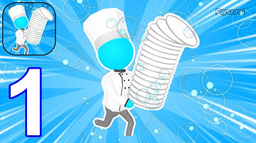 Buffet Boss - Gameplay Walkthrough Part 1 Tutorial Junior Chef Rank Unlocked (iOS, Android)