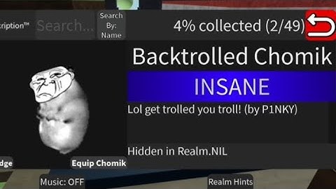 How to get Backtrolled chomik (Find the chomiks: Spawn edition)
